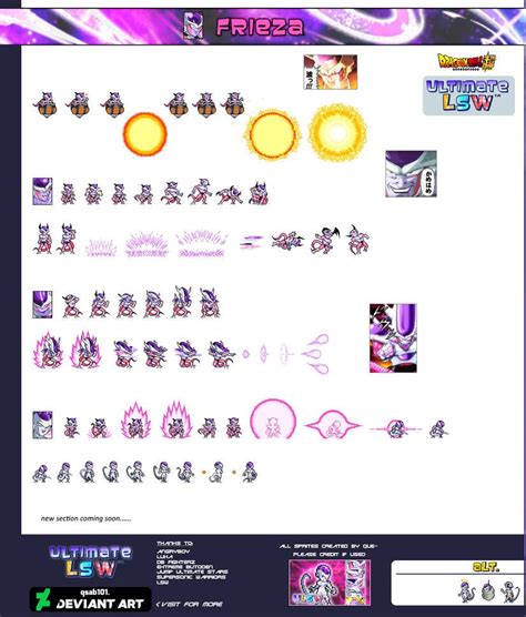 Ultimate Lsw Sprite Collection By Qsab101 On Deviantart Frieza