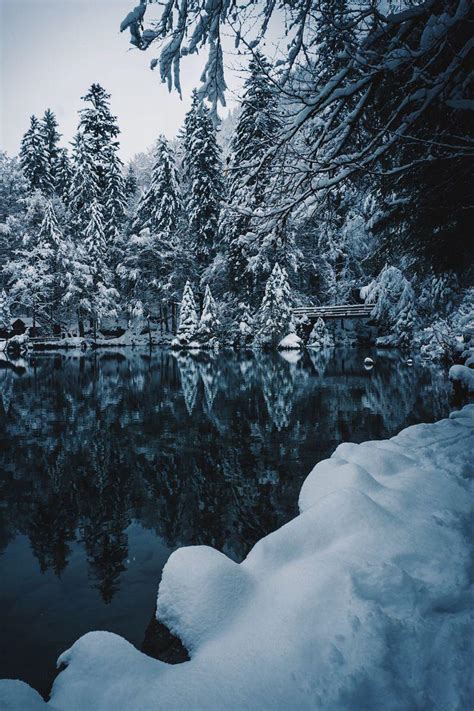 Snowy Lake Wallpapers Top Free Snowy Lake Backgrounds Wallpaperaccess