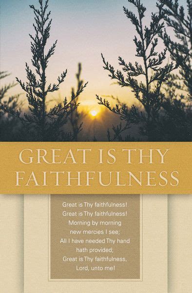 Church Bulletin 11 Praise And Worship Great Is Thy Faithfulness