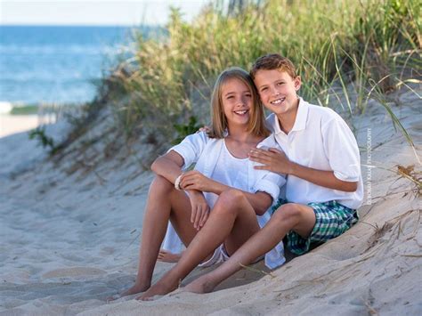 All Smiles ~ Brother And Sister On The Beach ~ Childrens Photography