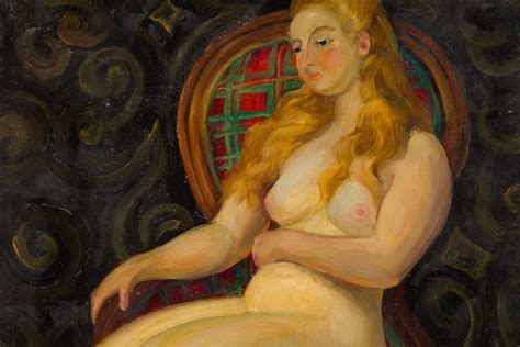 Seated Nude In Armchair Verso Standing Nude Par Zdzislaw Cyankiewicz My Xxx Hot Girl