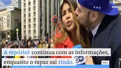 jornalista colombiana foi beijada e assediada ao vivo na copa istoÉ independente
