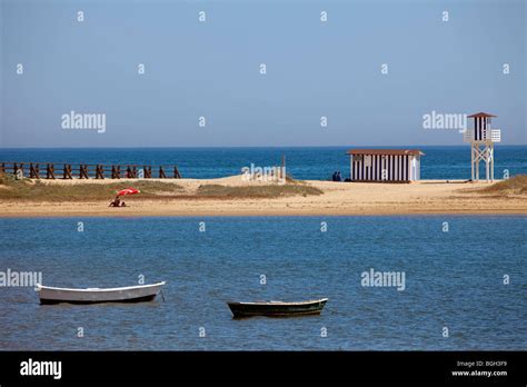 Playas Puente Punta Del Caiman Isla Cristina Huelva Andalucía España
