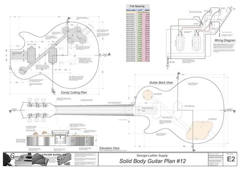 Strat And Les Paul Blueprints Telecaster Guitar Forum