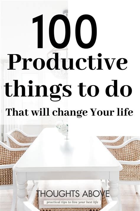 80 productive things to do when free productive things to do self improvement tips self