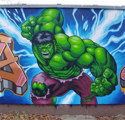 Hulk Graffiti Street Painting 3d Painting Art Paint Graffiti Canvas