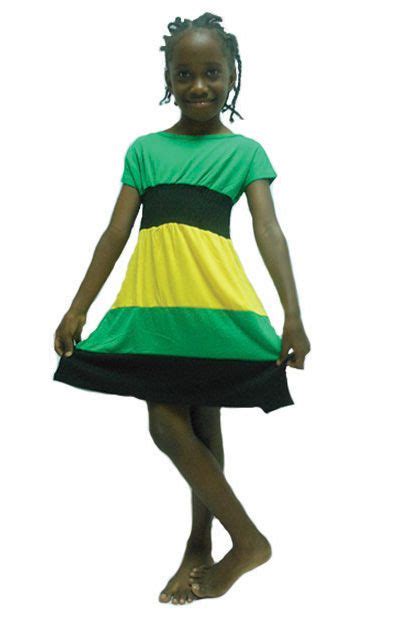 Island Wear Kids Jamaica Colors Dress Island Wear Jamaica Colors