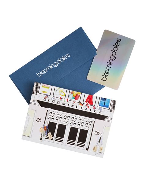 Bloomingdales Iconic Fall Fashion T Card In Box With Envelope