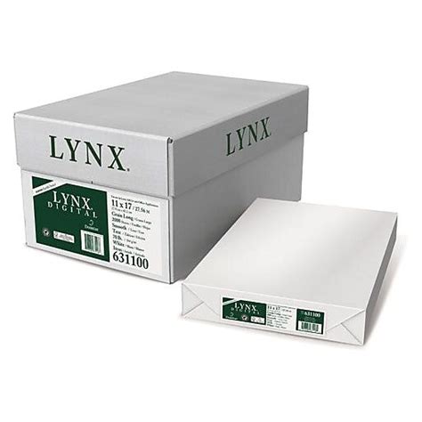 Domtar Lynx Opaque 11 X 17 70 Lbs Digital Ultra Smooth Laser Paper