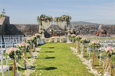 Decoración Para Ceremonia Civil En El Parador De Baiona Boda En