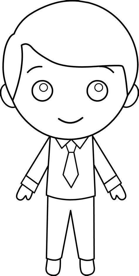 44 Best Ideas For Coloring Boy Outline
