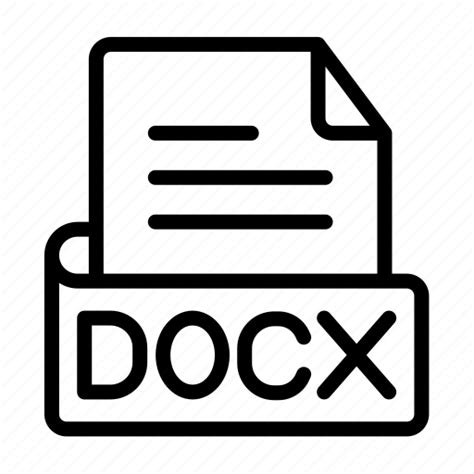 Docx Extension Format Type Doc Word Office Icon Download On