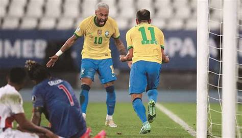 neymar inspires brazil into quarters gulf times