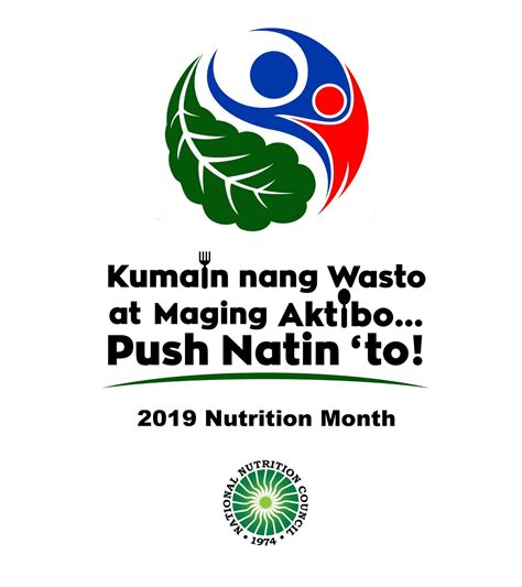2019 Nutrition Month Celebration Theme Logo And Streamer