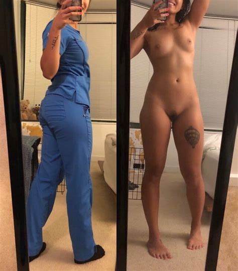 Real Nurses Dressed Undressed Scrubs Sexiezpicz Web Porn