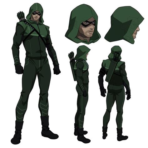 Green Arrow Model Sheet By Phil Bourassa Dc Comics Characters