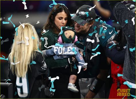 Nick Foles Wife And Daughter Help Celebrate Super Bowl Win Photo