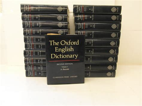 Naslagwerken Ja Simpson The Oxford English Dictionary Catawiki