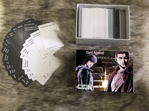 Cards Against Supernatural 2022 Cards Game Board Game Board Etsy