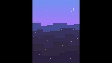 Night Sky View Illustrator Tutorial Youtube