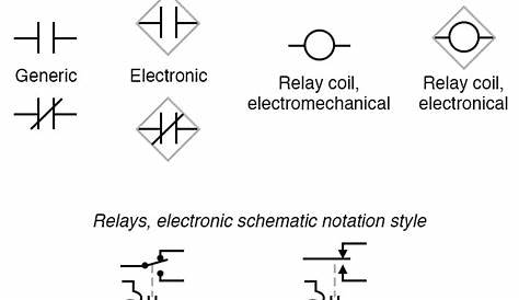 electrical schematic symbol for relay