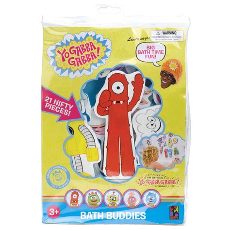 Yo Gabba Gabba Bath Time Fun Bath Buddies Toys And Games