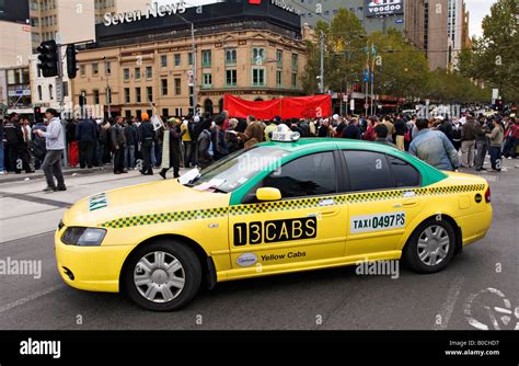Occupations Melbourne Taxi Drivers Protest Against Dangerous Working Conditions 30 0408