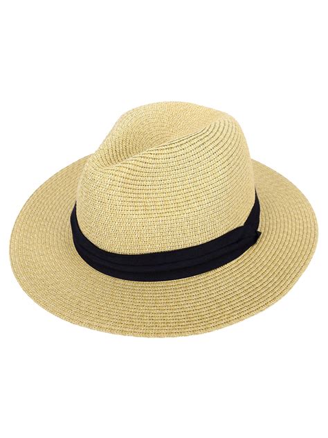 panama straw hat men women s wide brim packable roll up fedora beach sun hat nature