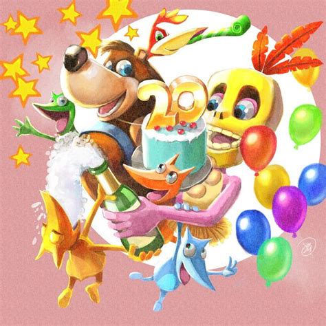 Videogames Super Smash Bros Characters Happy 20th Birthday Banjo