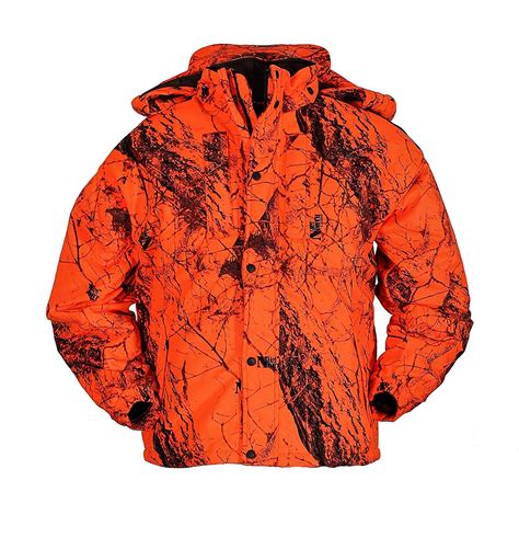 Gamehide Iceman Waterproof Fleece Blaze Orange Jacket Large Orange