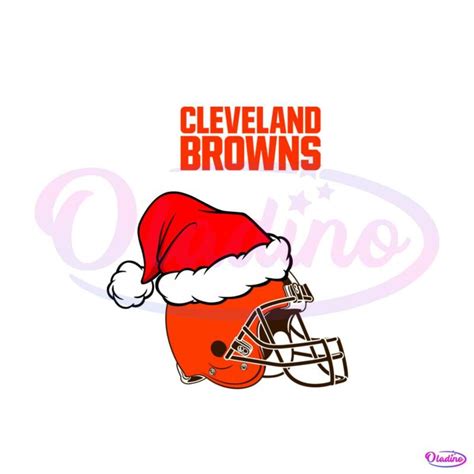 Cleveland Browns Nfl Christmas Logo Svg Digital Cricut File