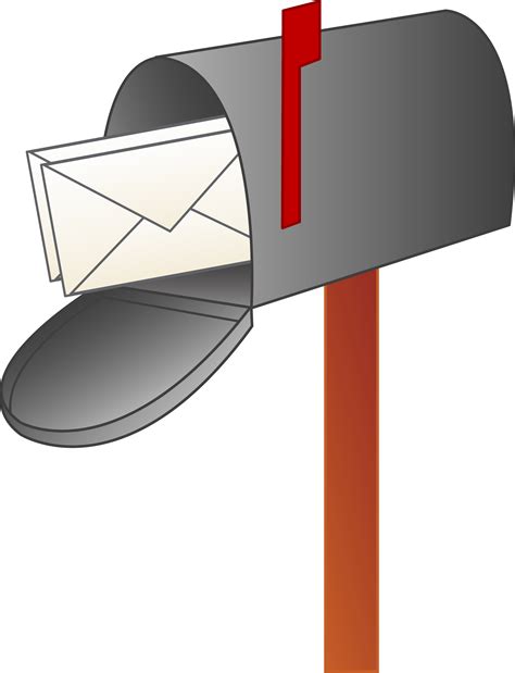 Mailbox With Letters - Free Clip Art