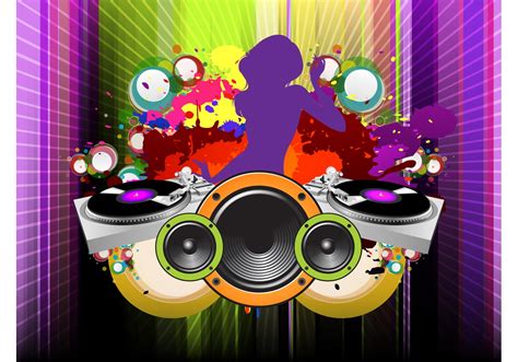Girl Dj Vector Download Free Vector Art Stock Graphics And Images