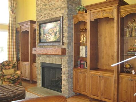 And while many people prefer a raised setup and might not have any issues with it, there's a chance it could cause some discomfort. TV over stone fireplace | Fireplace Ideas | Pinterest ...