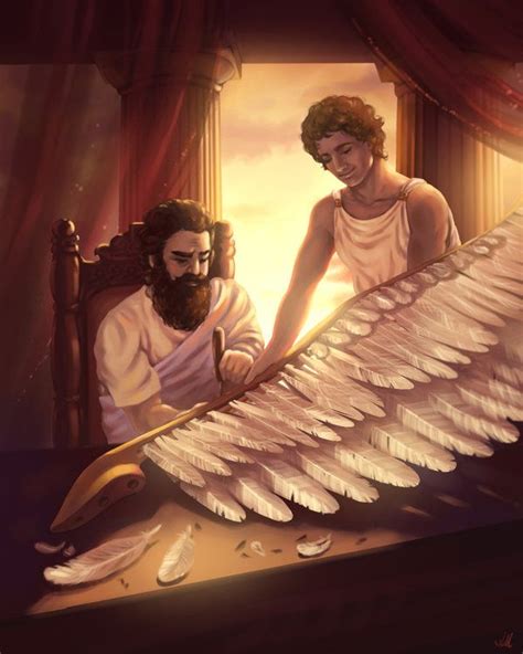 Dedalus And Icarus By Jameli On Deviantart Nel Mitologia