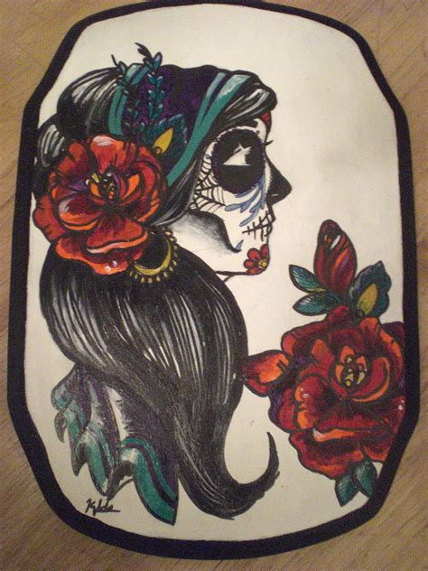 Day Of The Dead Gypsy Painted Kgibson Flickr
