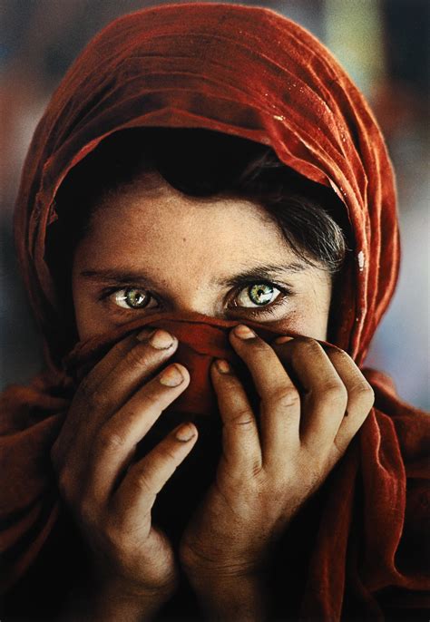Sold Price Steve Mccurry Afghan Girl Hiding Face 1984 Invalid