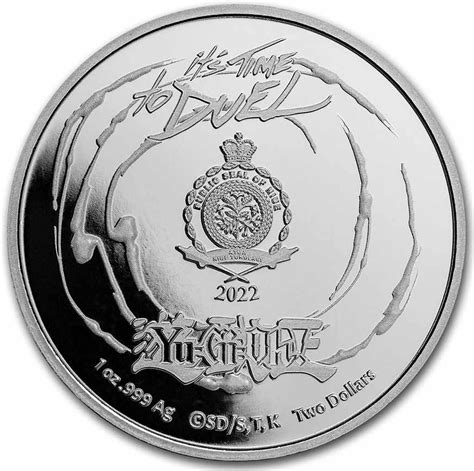 Silver Ounce 2022 Yu Gi Oh Dark Magician Coin From Niue Online