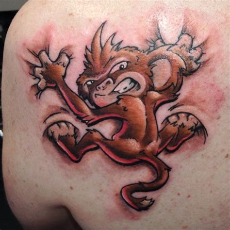 49 Excellent Monkey Shoulder Tattoos Tattoo Designs