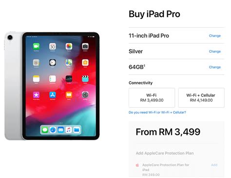 11 英寸 ipad pro 的 liquid 视网膜显示屏不仅绚丽夺目、轻巧便携，还拥有多项先进技术2，比如 promotion 自适应刷新率、原彩显示、p3 广色域和超低反射率，让屏幕用起来. The iPad Pro 2018 is now on sale in Malaysia | SoyaCincau.com