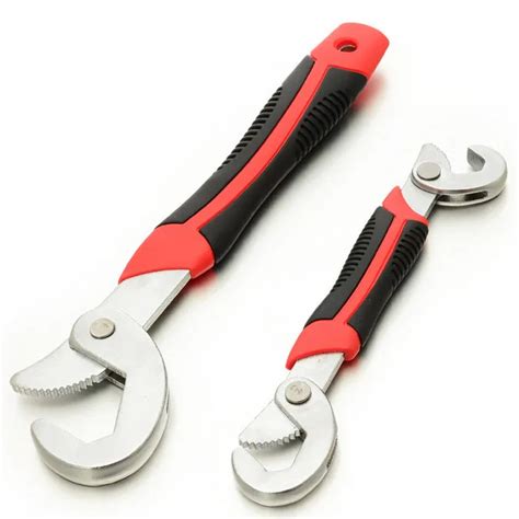 2pc Multi Function Adjustable Quick Snapn Grip Wrench Universal Wrench