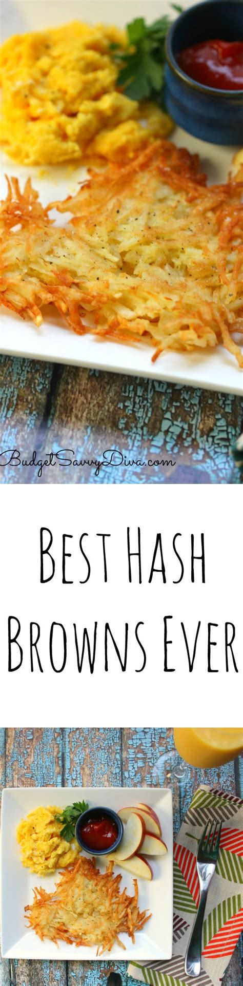The Best Hash Browns Ever Recipe Budget Savvy Diva