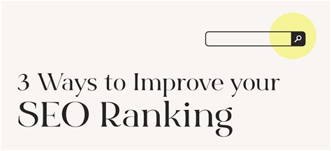 3 Ways To Improve Your Seo Ranking Buzzshift