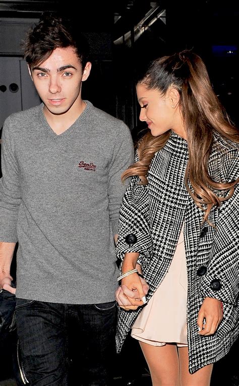Date Night Ariana Grande And The Wanted S Nathan Sykes Grab Sushi In London—see The Pics E News