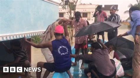 Chennai People Rescued Following Severe Floods Bbc News