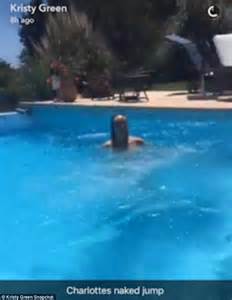Charlotte Crosby Jumps Naked Into Cannes Swimming Pool On Her Friends