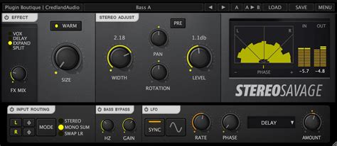 KVR: StereoSavage by Plugin Boutique - Stereo Width VST Plugin, Audio Units Plugin and AAX Plugin