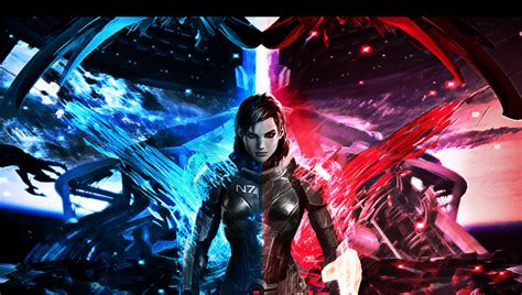 Mass Effect 3 Femshep Ps Vita Wallpaper By Sripper On Deviantart