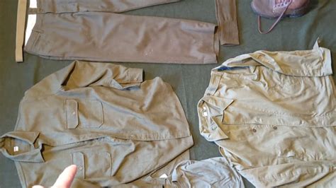 Price And Gear Of A Wwii Gi Impression Part 1 Combat Uniforms Youtube