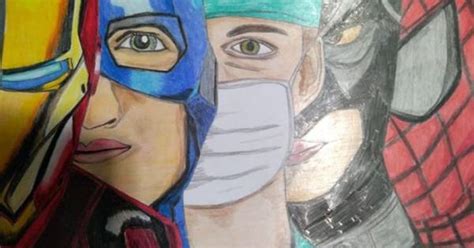 Disegni coronavirus per bambini da. Coronavirus, «I medici? Sono supereroi». Il disegno di un ...